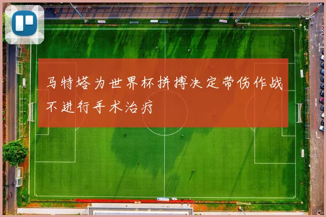 马特塔为世界杯拼搏决定带伤作战不进行手术治疗